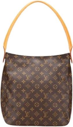 Louis Vuitton Pre-owned Looping GM - Dames - Vintage Schoudertas - Bruin - ONE Size - Leer - Vintage
