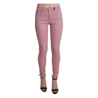 Acht Skinny Jeans, female, Pink, Size: W26 Mid Waist Skinny Trouser