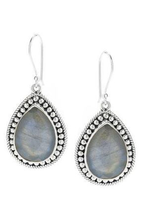 Samuel B. Labradorite Teardrop Earrings in Grey at Nordstrom Rack