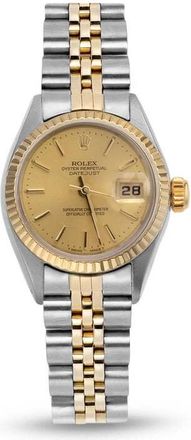 Rolex Pre-owned Rolex Datejust Automatic Chronometer Champagne Dial Ladies Watch 69173 CSJ