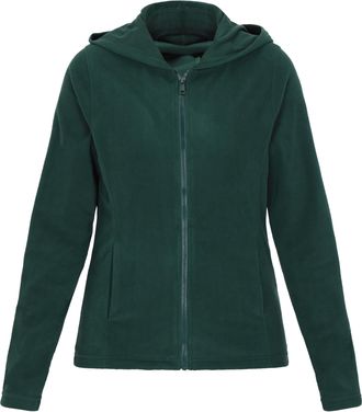 Faina Fleece jas Dames donkergroen