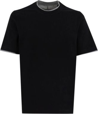 Brunello Cucinelli Uomo, Top, Nero, XL, new