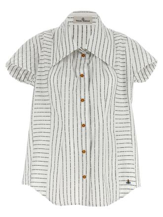 Vivienne Westwood Bicolor Cotton Womens Blouse