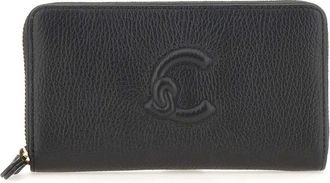 Coccinelle logo-embossed zip-around wallet - Black
