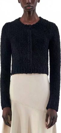 Adam Lippes Alice Cardigan In Black