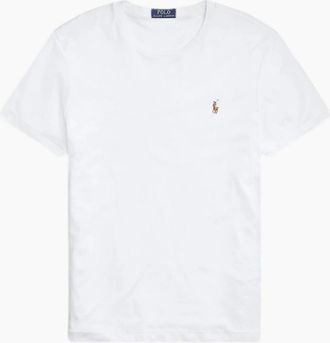 Polo Ralph Lauren Mens Polo Ralph Lauren Interlock Custom Slim T-Shirt 002 White - Size: 38
