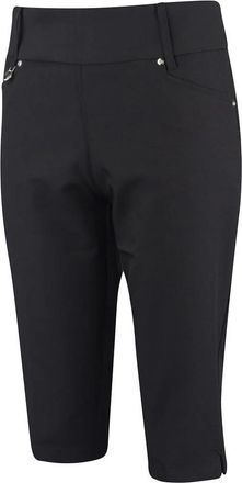 Island Green Dames/Dames Stretch Golfshorts (Zwart)