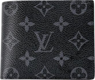 Louis Vuitton Black Monogram Eclipse Wallet (Bi-Fold) (Pre-Owned)