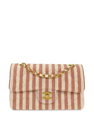 Chanel Borsa a spalla Classic Double Flap piccola 1995 - Toni neutri