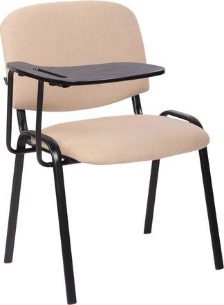 Clp silla conferencia Ken con mesa plegable & en tela Crema
