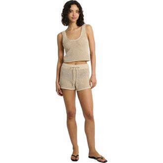 Onia Crochet Knit Micro Short in Sandshell at Nordstrom, Size Xx-Large Short