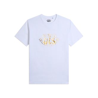 Freddy T-shirt Uomo Girocollo in Cotone con Logo VIS Oro