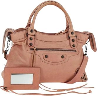 Balenciaga Pre-owned Handbags, female, Pink, Size: ONE SIZE Pre-owned Vintage Hand Bag