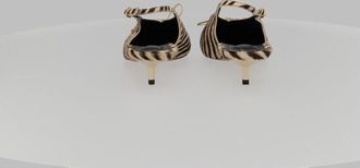 Jacquemus Cubisto Slingback - Multicolor
