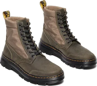 Dr. Martens Combs Jungle R32107831 Boots Mens Dark Khaki Ankle JOBB498