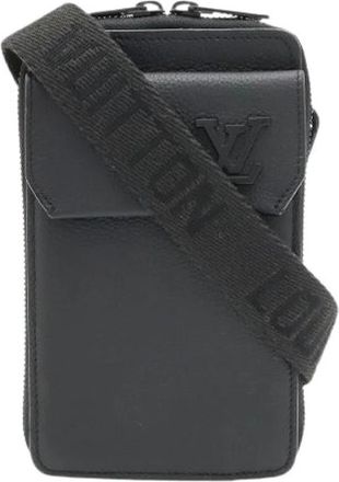 Louis Vuitton Pre-owned Vintage Cross Body Bag - unisex - Vintage Schoudertas - Zwart - ONE Size - Leer - Vintage
