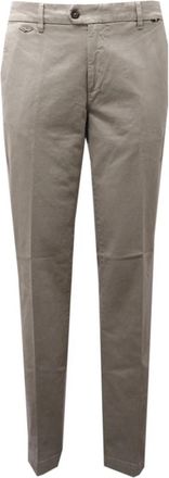 Aeronautica Lichtgrijze Chino Broek - Heren - Slim Fit Broeken - Grijs - 2XL - Broeken