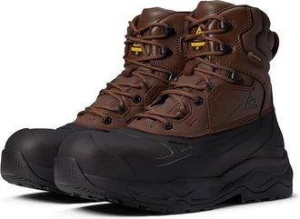 Ace Mammoth IV 72105 Mens US 9 Brown Leather Comp Safety Toe Work Boots ZPO3736