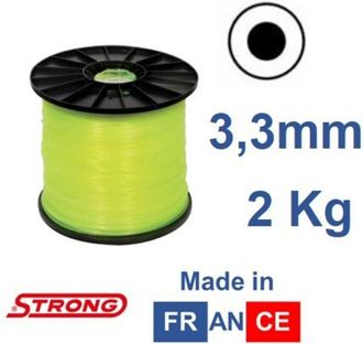 Strong Cosmetics Bobina 2 kg filo per decespugliatore STRONG sezione tonda 3.3 mm lunghezza 210m