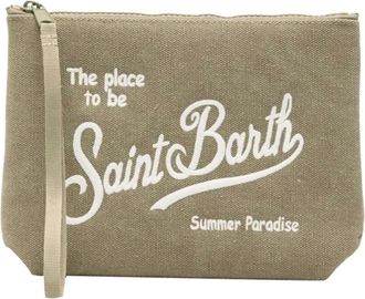 MC2 Saint Barth Clutches, female, Beige, Size: ONE SIZE MC2 Saint Barth Bags.. Beige