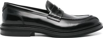 Dolce & Gabbana brushed leather loafers - Black