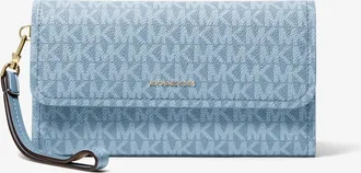 Michael Kors Jet Set Medium Signature Logo Convertible Wristlet