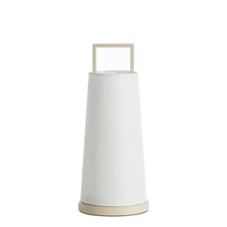 Light & Living L&aacute;mpara De Mesa - Fyon - Natural - Textil - - Light&living