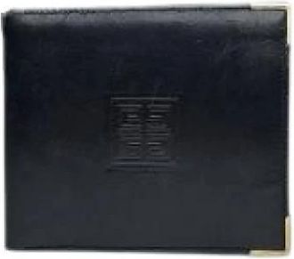 Givenchy Pre-owned Leren Portemonnee - unisex - Vintage Accessoires - Zwart - ONE Size - Leer - Vintage