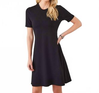 Karen Kane A Line Dress In Black