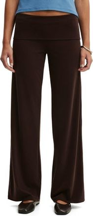 Cotton On Womens Honey Fold Over Pant in Dark Oak at Nordstrom, Size Xxx-Small