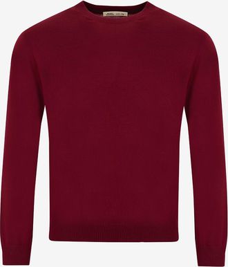 Maurizio Baldassari Pullover mit Rundhalsausschnitt aus Schurwolle und Kaschmir