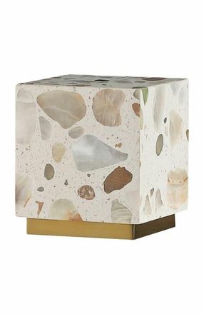 Jonathan Y Designs Lara Modern Glam Terrazzo Rechargeable/Cordless Dimmable Integrated LED Mini Table Lamp with Touch Sensor in Multi-Color at Nordstrom