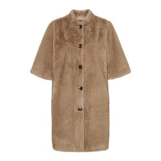 Notyz Giacche in pelliccia sintetica e shearling - - Jackets - Donna - Beige - M