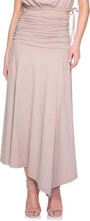 Susana Monaco Gathered Midi Skirt in Sandstone at Nordstrom, Size X-Large