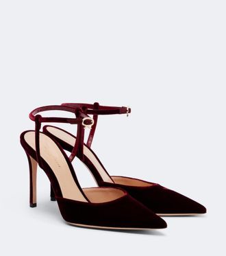 Gianvito Rossi Salones de terciopelo