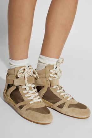 Isabel Marant Senny High Sports Shoes, Womens, Beige