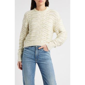 BOSS Flomira Sweater in Light Beige Structured Knit at Nordstrom Rack, Size Large