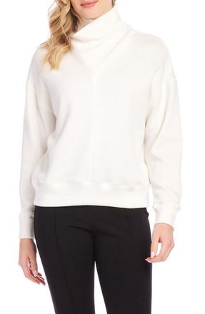 Karen Kane Faux Wrap Sweater in Ivo at Nordstrom, Size Large