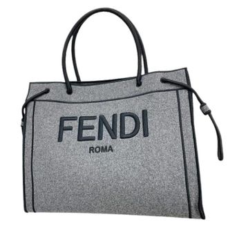 Fendi Bolso Tote Pre-owned Vintage - Pre-owned - Mujer - Gris - ONE SIZE