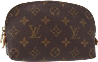 Louis Vuitton Pre-owned Clutches, female, Brown, Size: ONE SIZE Pre-owned Canvas Clutch