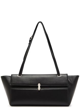 Savette Trapeze Leather Shoulder bag - Black - One Size