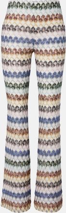 Missoni Knitted lam&eacute; flared pants