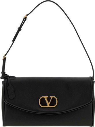 Valentino Garavani Black Devain Small Shoulder Bag