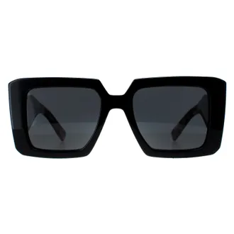 Prada PR23YS 1AB5S0 zwarte donkergrijze zonnebril