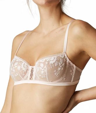 Simone P&eacute;r&egrave;le Womens Orphee Demi Cup Bra In Pink