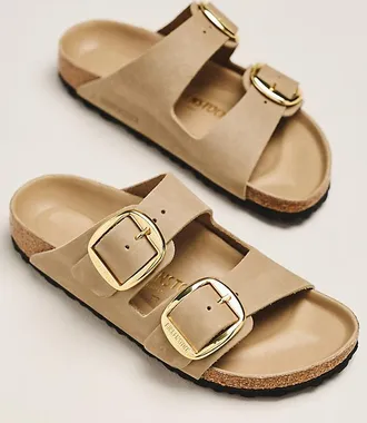 Birkenstock Arizona Big Buckle Nubuck Sandals