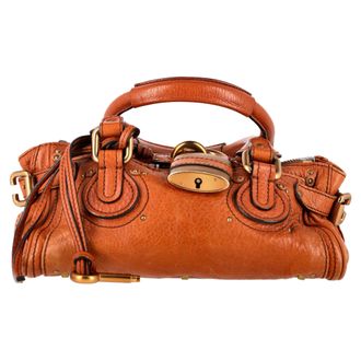 Chlo&eacute; Pre-owned Womens Chlo&eacute; Medium Paddington Satchel in Brown Leather - Mocha - One Size