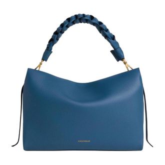 Coccinelle Boheme Handtas - Dames - Handtassen - Blauw - ONE Size - Leer - Tassen
