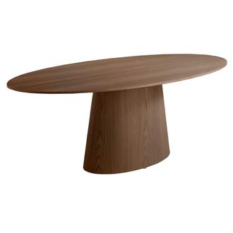 Angel Cerd&aacute; Mesa comedor ovalada nogal