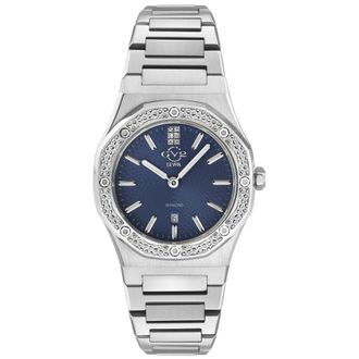 Gevril Group Palmanova Quartz Diamond Blue Dial Ladies Watch 12703